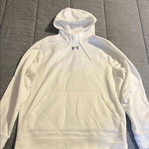 Under Armour Men's White Pullover Hoodie